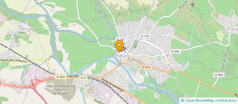 localisation de l'entreprise MONSIEUR ALAIN PINET  BOUILHONNAC