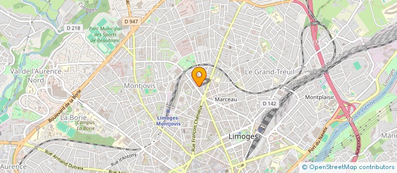 localisation de l'entreprise MONSIEUR ALAIN PINOCHET à LIMOGES