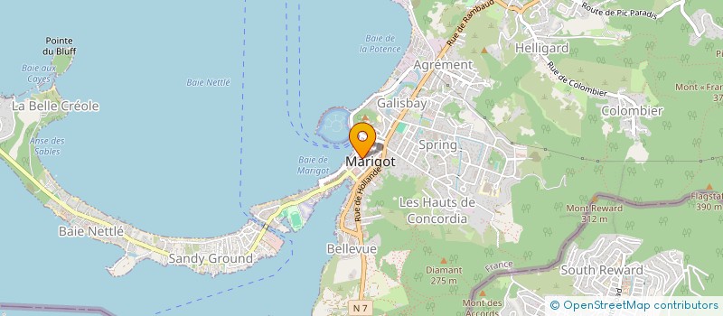 localisation de l'entreprise MONSIEUR ALAIN PINSOT  SAINT MARTIN