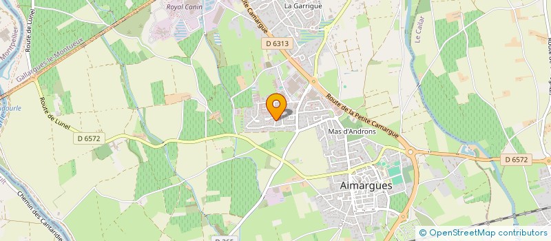 localisation de l'entreprise MONSIEUR ALAIN PIOVAN à AIMARGUES