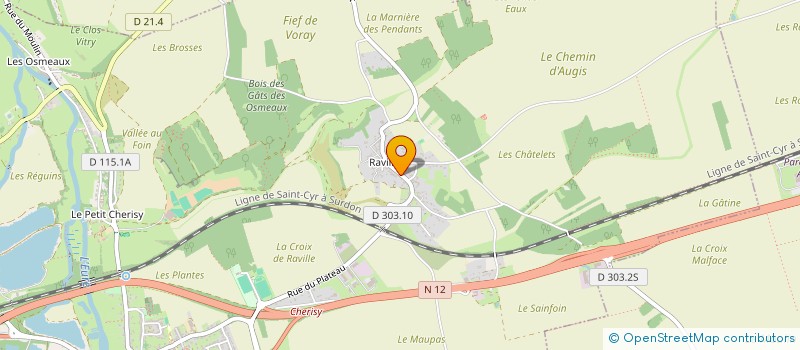 localisation de l'entreprise MONSIEUR ALAIN PIPAUD à CHERISY