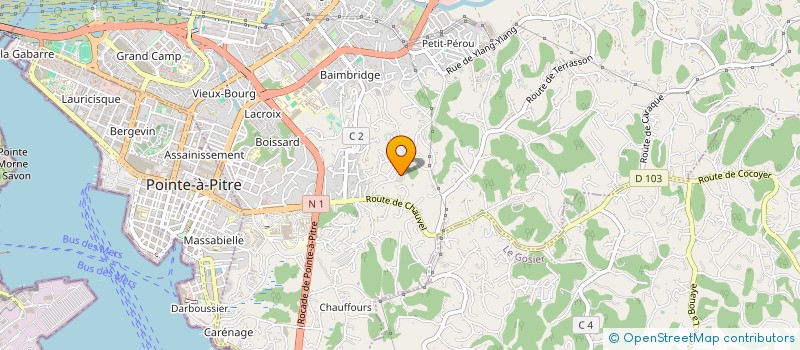 localisation de l'entreprise MONSIEUR ALAIN PIRAL  LES ABYMES