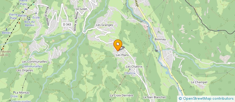 localisation de l'entreprise MONSIEUR ALAIN PIRAUD à SAINT-GERVAIS-LES-BAINS