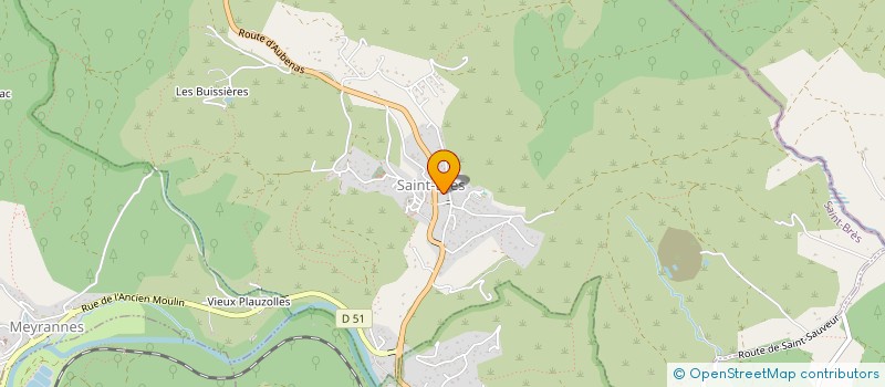 localisation de l'entreprise MONSIEUR ALAIN PIRON  SAINT-BRES