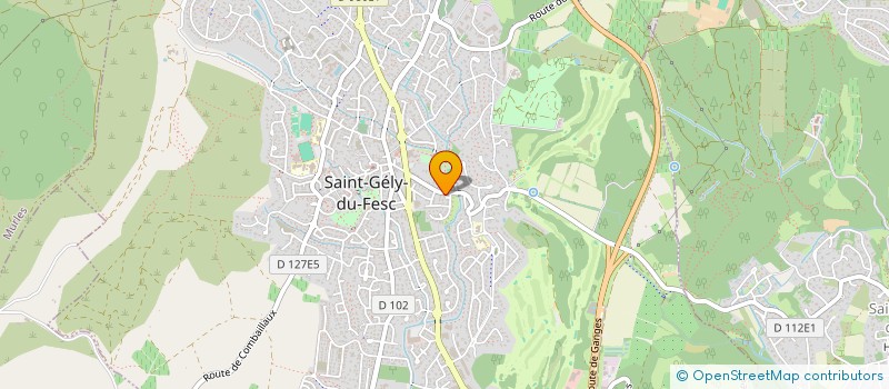 localisation de l'entreprise MONSIEUR ALAIN PISSOT  SAINT-GELY-DU-FESC