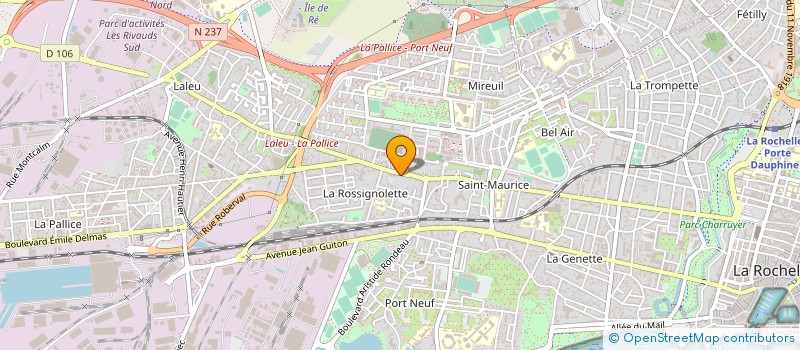 localisation de l'entreprise MONSIEUR ALAIN PITEL  LA ROCHELLE