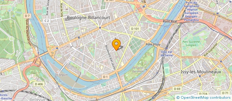 localisation de l'entreprise MONSIEUR ALAIN PITON à BOULOGNE-BILLANCOURT