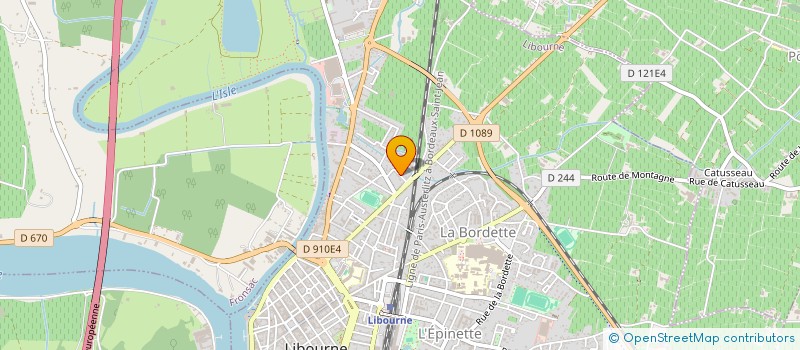 localisation de l'entreprise MONSIEUR ALAIN PLANTEY  LIBOURNE