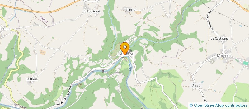 localisation de l'entreprise MONSIEUR ALAIN PLEINECASSAGNE  AUZITS