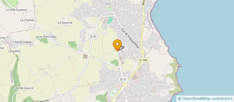 localisation de l'entreprise MONSIEUR ALAIN PLESSE à BINIC-ETABLES-SUR-MER