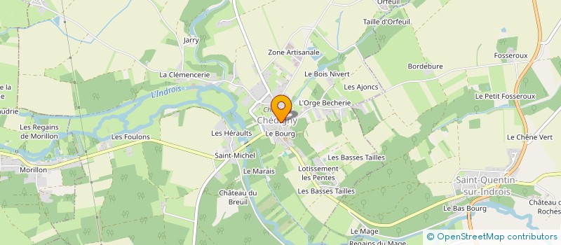 localisation de l'entreprise MONSIEUR ALAIN PLOUVIER à CHEDIGNY