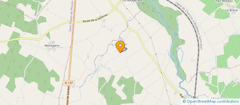 localisation de l'entreprise MONSIEUR ALAIN PLUCHART  MOSNAC