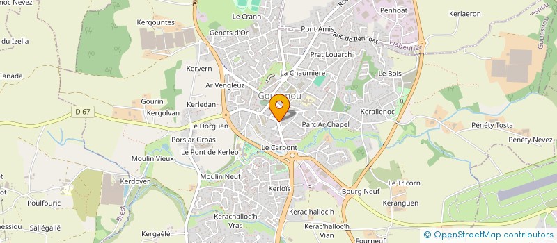 localisation de l'entreprise MONSIEUR ALAIN PLUCHON à GOUESNOU