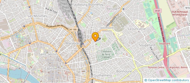 localisation de l'entreprise MONSIEUR ALAIN PODAIRE à TOULOUSE