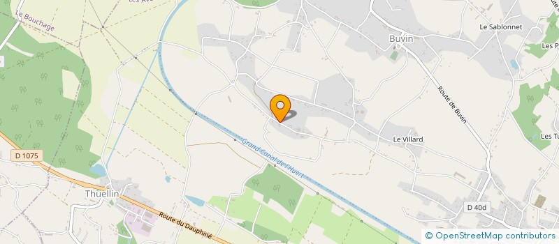 localisation de l'entreprise MONSIEUR ALAIN POINT  LES AVENIERES VEYRINS-THUELLIN