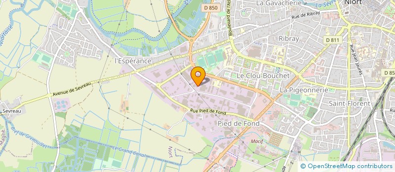 localisation de l'entreprise MONSIEUR ALAIN POLLET à NIORT