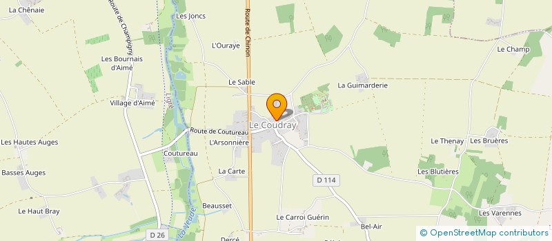 localisation de l'entreprise MONSIEUR ALAIN POMMERET  LEMERE