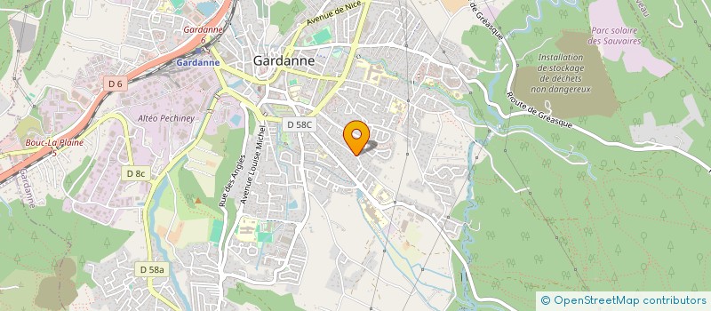 localisation de l'entreprise MONSIEUR ALAIN PONS à GARDANNE
