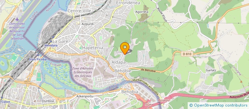 localisation de l'entreprise MONSIEUR ALAIN PONS à URRUGNE