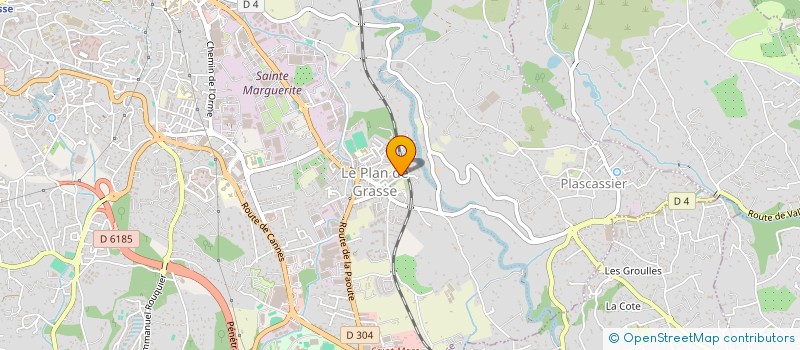 localisation de l'entreprise MONSIEUR ALAIN PONS  GRASSE