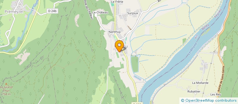 localisation de l'entreprise MONSIEUR ALAIN PORQUET à PEYRIEU