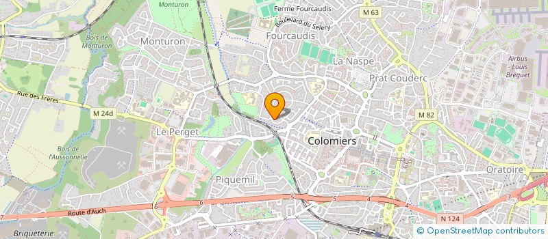 localisation de l'entreprise MONSIEUR ALAIN PORTE à COLOMIERS