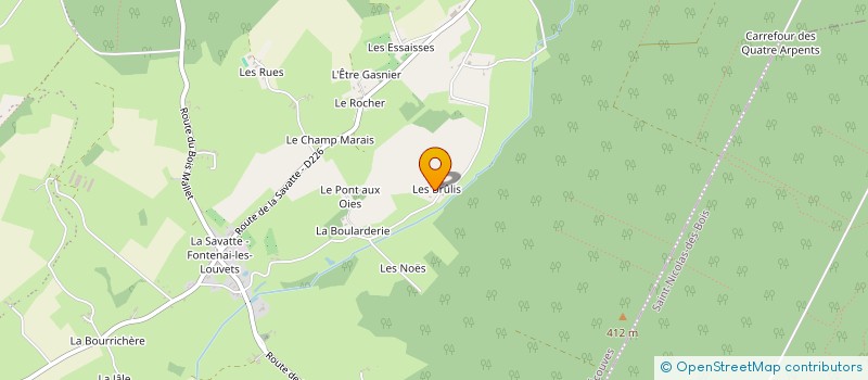 localisation de l'entreprise MONSIEUR ALAIN PORTIER à L'OREE-D'ECOUVES