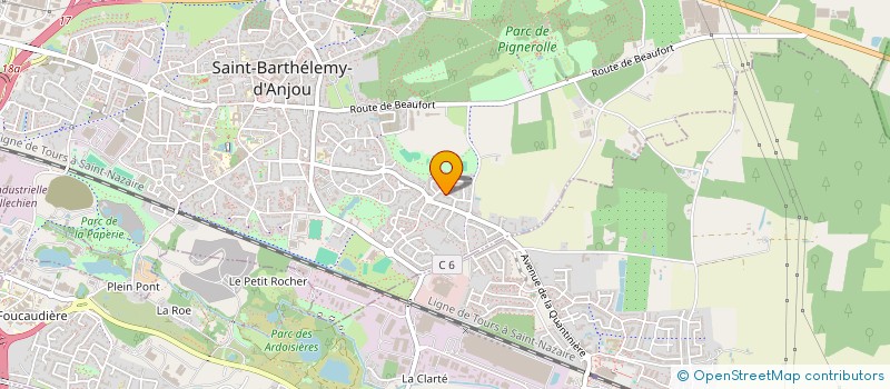 localisation de l'entreprise MONSIEUR ALAIN PORTRON  LE PLESSIS-GRAMMOIRE