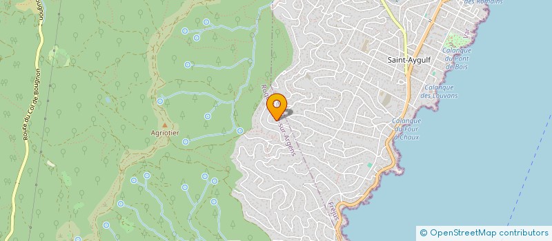 localisation de l'entreprise MONSIEUR ALAIN POTTIER  ROQUEBRUNE-SUR-ARGENS