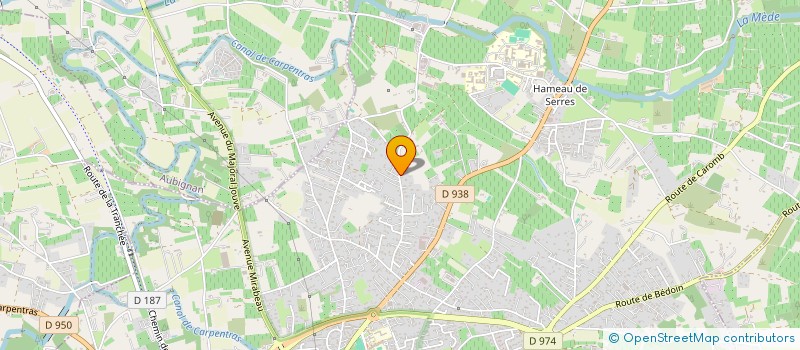 localisation de l'entreprise MONSIEUR ALAIN POUDEVIGNE à CARPENTRAS