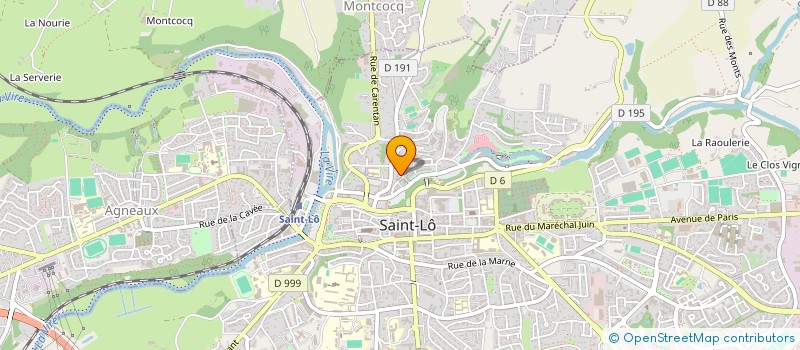 localisation de l'entreprise MONSIEUR ALAIN POULARD  SAINT-LO