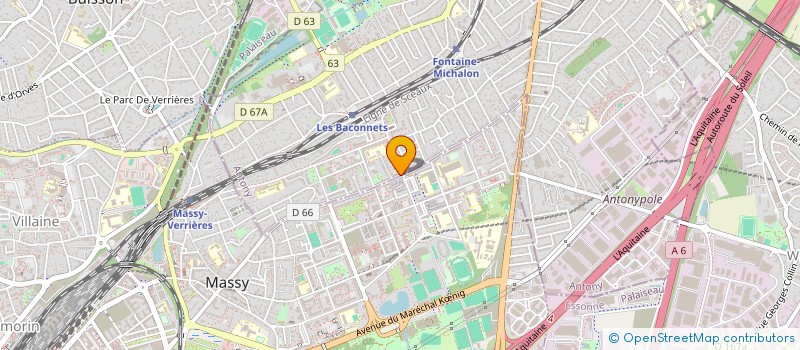 localisation de l'entreprise MONSIEUR ALAIN POULOUIN à ANTONY