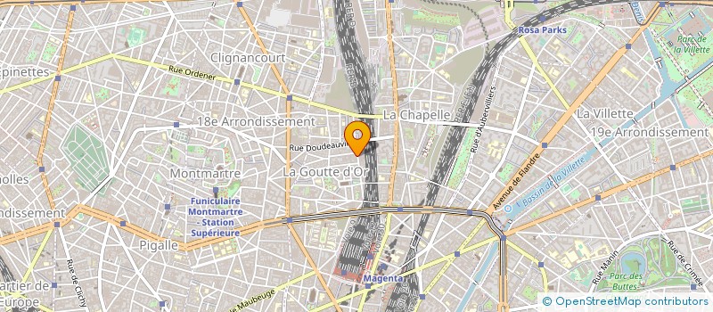 localisation de l'entreprise MONSIEUR ALAIN POUPONNEAU  PARIS