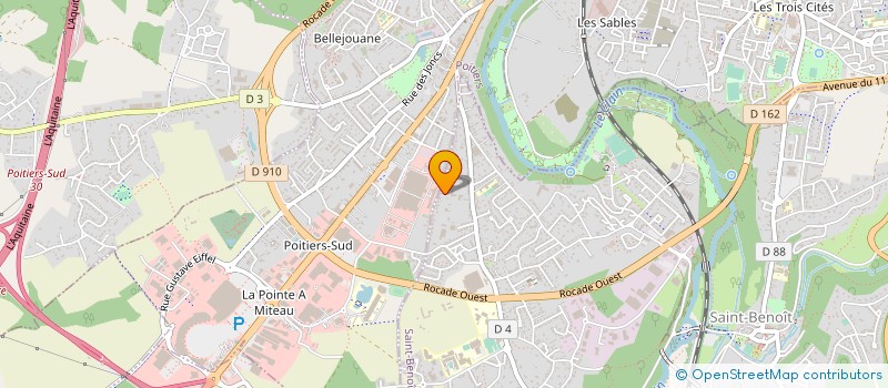 localisation de l'entreprise MONSIEUR ALAIN POUSSANGE à SAINT-BENOIT
