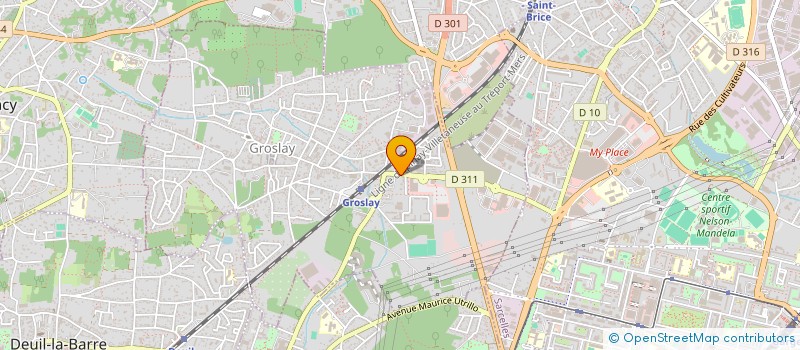 localisation de l'entreprise MONSIEUR ALAIN POZZI  GROSLAY