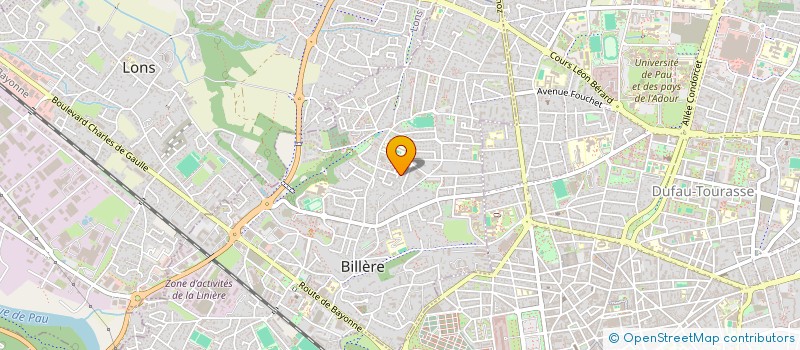 localisation de l'entreprise MONSIEUR ALAIN PRADEL  BILLERE