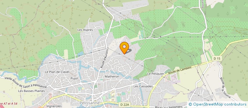 localisation de l'entreprise MONSIEUR ALAIN PRADEL  PELISSANNE