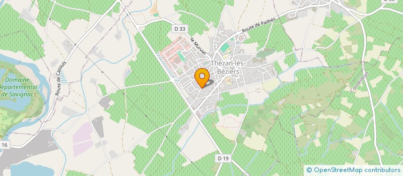 localisation de l'entreprise MONSIEUR ALAIN PRADES  THEZAN-LES-BEZIERS