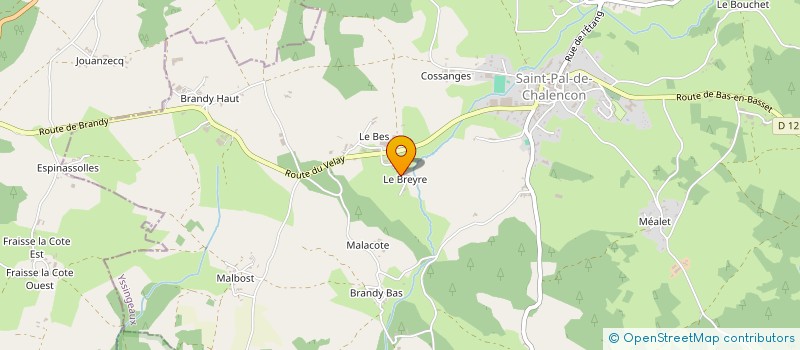 localisation de l'entreprise MONSIEUR ALAIN PRALONG à SAINT-GEORGES-LAGRICOL