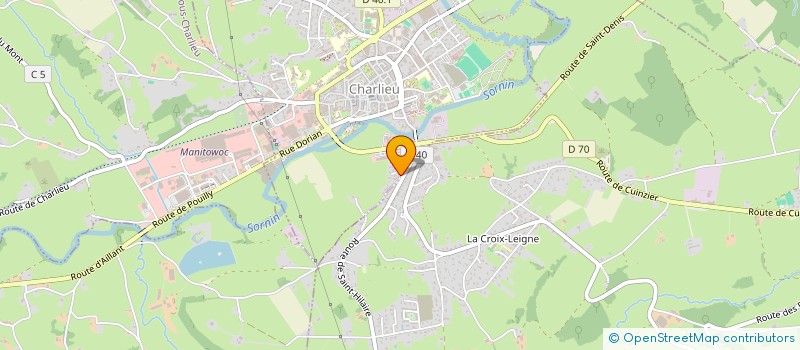 localisation de l'entreprise MONSIEUR ALAIN PRAS  CHANDON