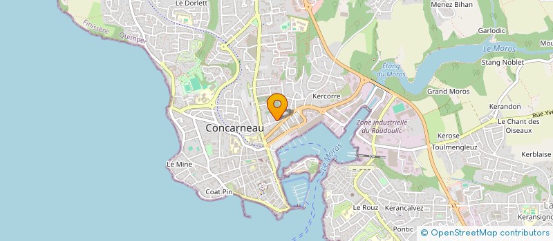 localisation de l'entreprise MONSIEUR ALAIN PRAT à CONCARNEAU