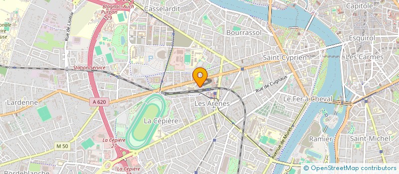 localisation de l'entreprise MONSIEUR ALAIN PRAT à TOULOUSE