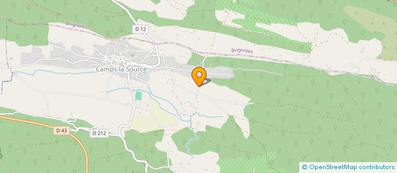 localisation de l'entreprise MONSIEUR ALAIN PRESCELTI  CAMPS-LA-SOURCE