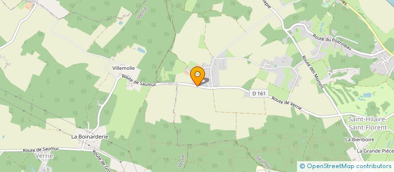 localisation de l'entreprise MONSIEUR ALAIN PREVOST  SAUMUR