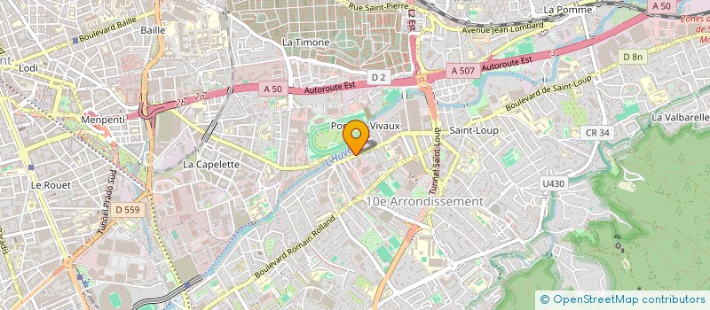 localisation de l'entreprise MONSIEUR ALAIN PRINDERRE  MARSEILLE