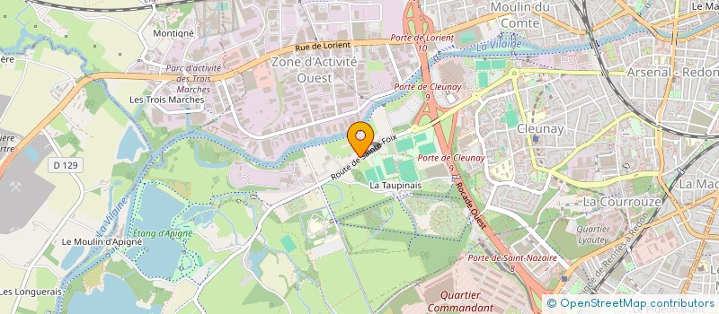 localisation de l'entreprise MONSIEUR ALAIN PRIOUL à RENNES