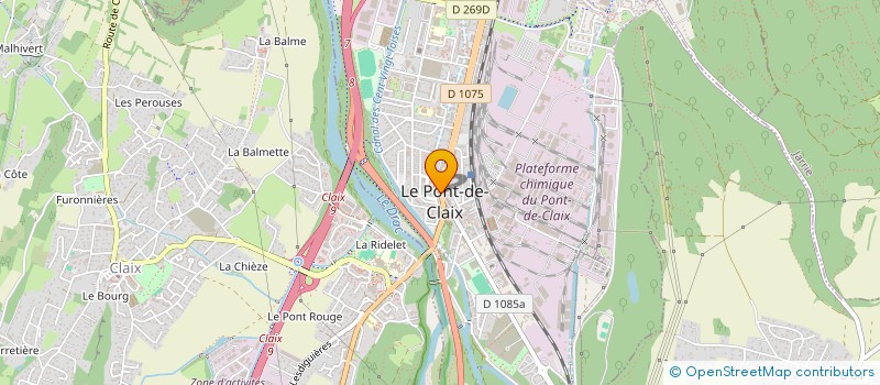 localisation de l'entreprise MONSIEUR ALAIN PRODHON à LE PONT-DE-CLAIX