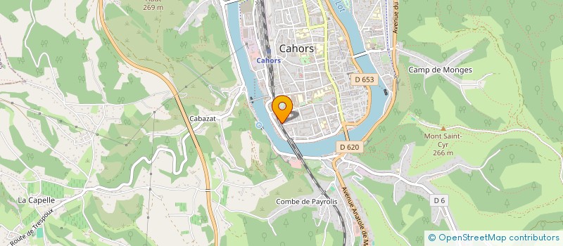 localisation de l'entreprise MONSIEUR ALAIN PROUIN  CAHORS