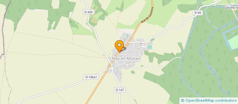 localisation de l'entreprise MONSIEUR ALAIN PROUX  MAY-EN-MULTIEN