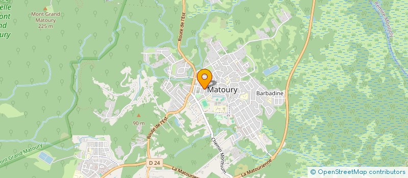 localisation de l'entreprise MONSIEUR ALAIN PRUD'HOMME à MATOURY